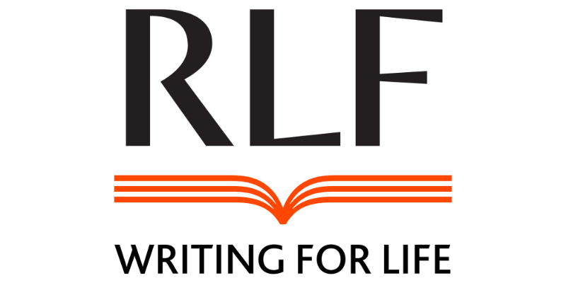 text reading RLF WRITING FOR LIFE