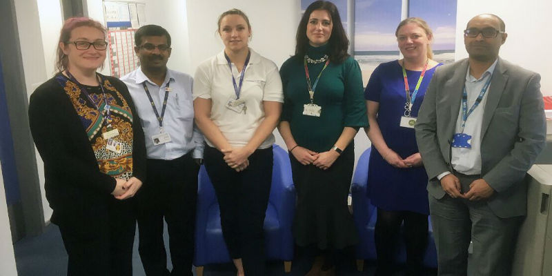 HR staff and Union reps at Southend Hospital