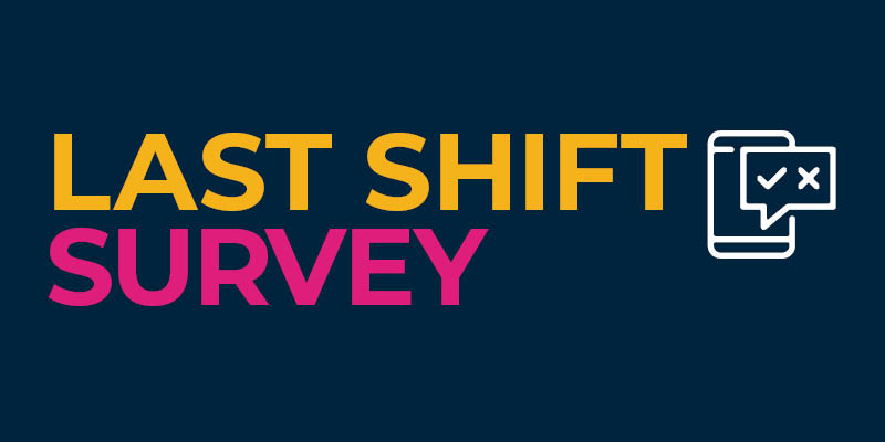 Last shift survey logo 2024