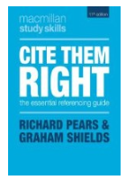 Cite them right: the essential referencing guide. 