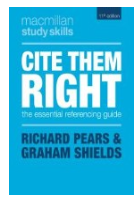 Cite them right: the essential referencing guide.