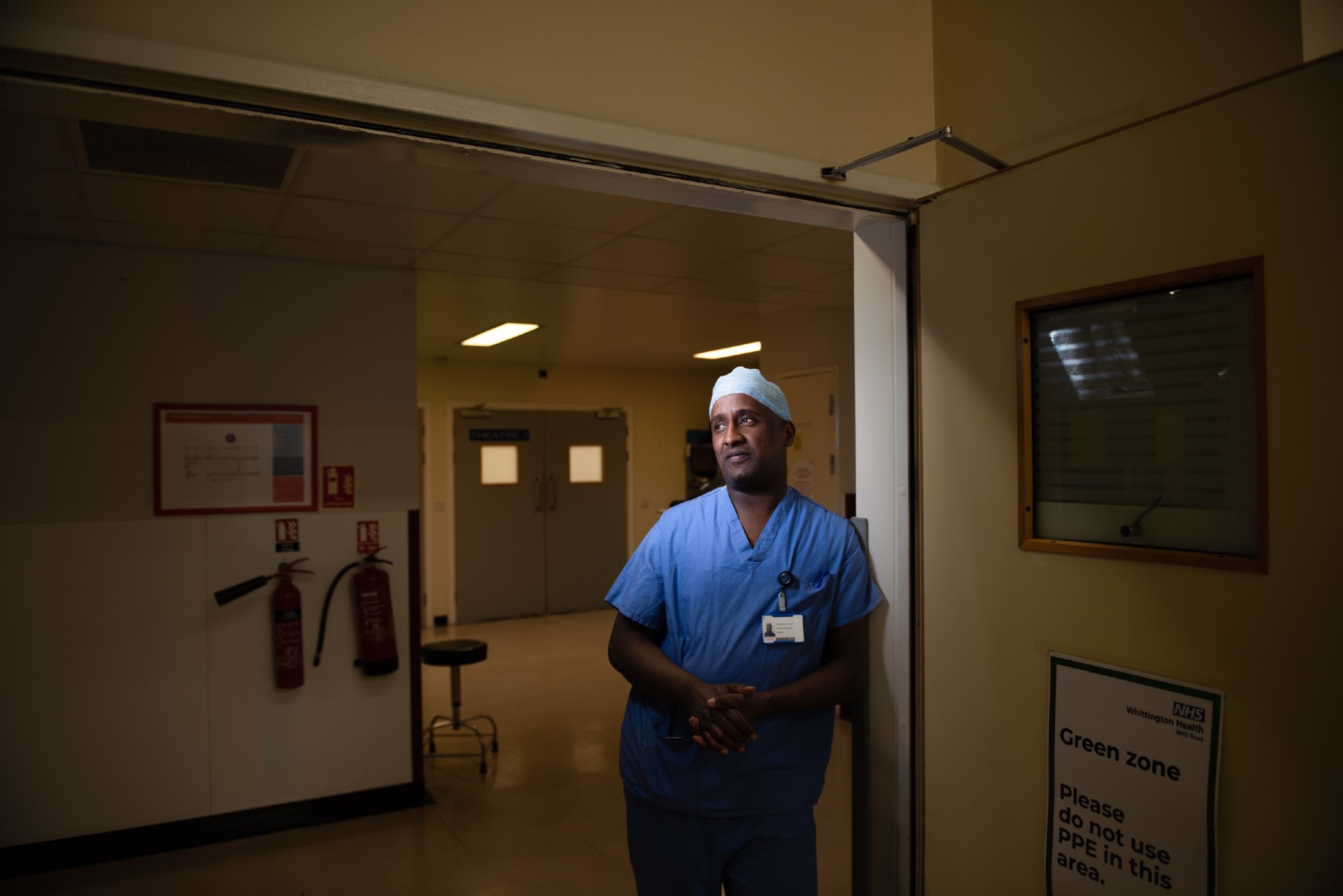 Nursing support worker Yusuf Yousuf